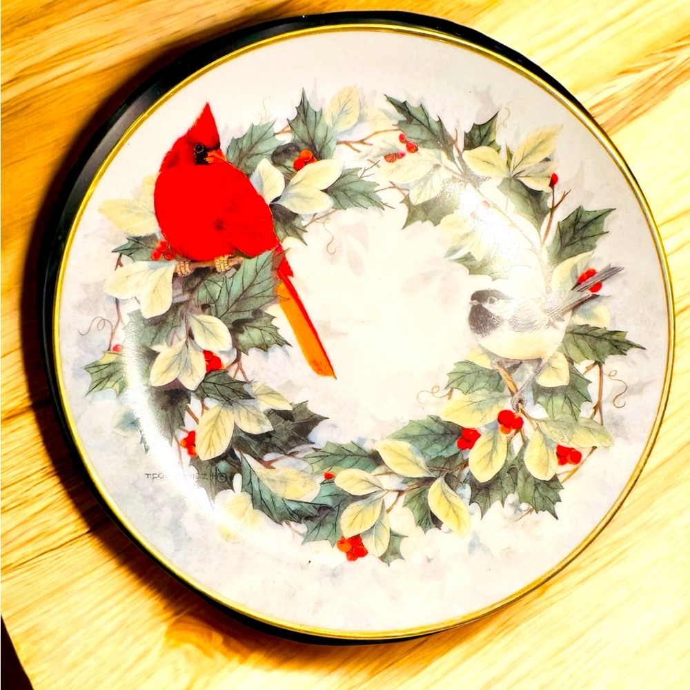Franklin Mint Holiday Chorus Limited Edition X8880 Red Cardinal EUC
